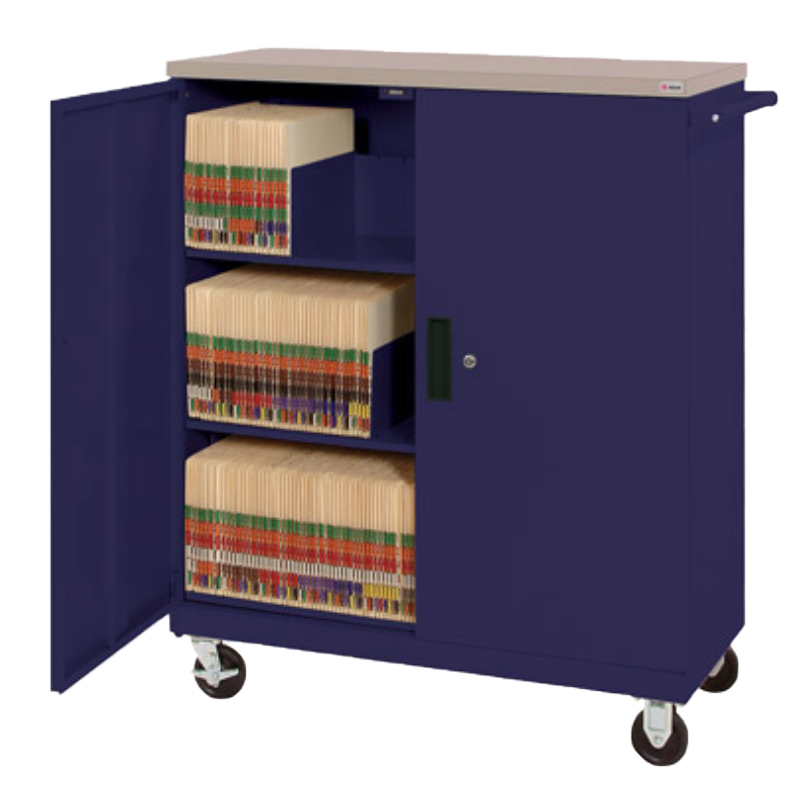 Locking File Storage Carts