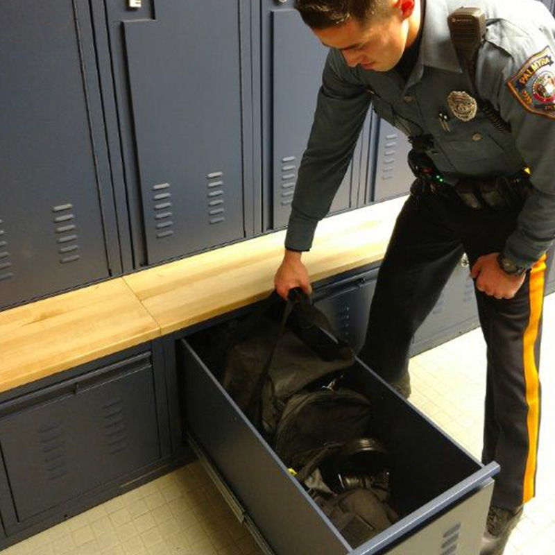 Equipment Storage Lockers for the Palmyra Police Department